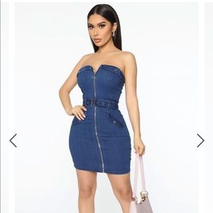 Weekend Mindset Denim Mini Dress